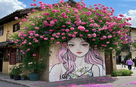 龙州怎么设计网红打卡墙绘