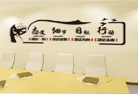 龙州企业文化墙主要展示什么？