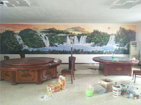 龙州墙绘-写实风景