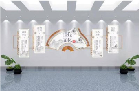 龙州企业文化墙设计的核心要素。