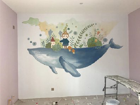 龙州手绘墙的特点及优势。