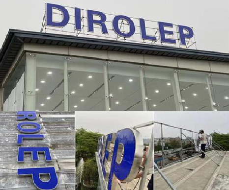 龙州楼顶发光字安装的注意事项。